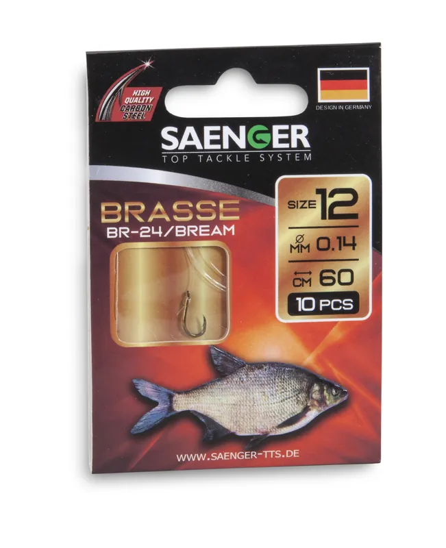 SAENGER Bream előkötött horog 8 / 60cm / 10db Express Levering