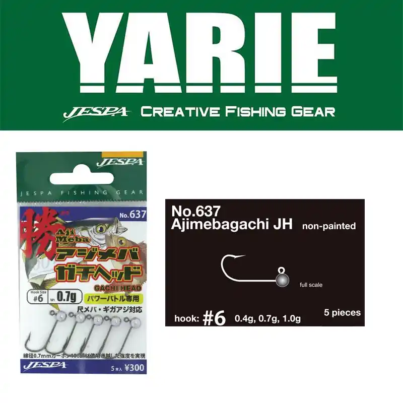 Yarie Jespa Jig Fej Yarie 637 Ajimeba Gachi 6 0.7g Laatste Versie
