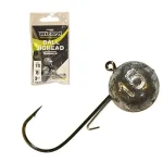 Beste Prijs Wizard Ball Jig Head W/Keeper 1/0 7G 3db/csomag Lead