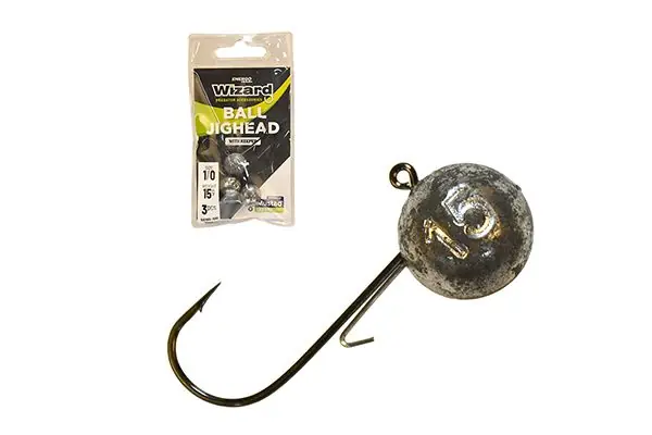 Exclusieve Aanbieding Wizard Ball Jig Head W/Keeper 3/0 15G 3db/csomag Lead