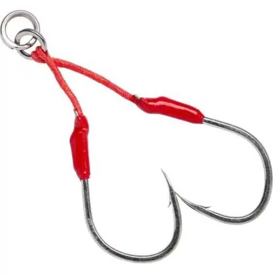 Savage Gear BLOODY ASSIST HOOK J 2/0 2PCS DOUBLE AS Laatste Versie