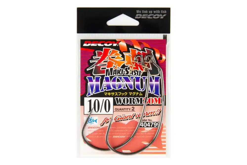 Offset Horog Decoy Worm 30m Makisagu Magnum 6/0 Bestel Nu
