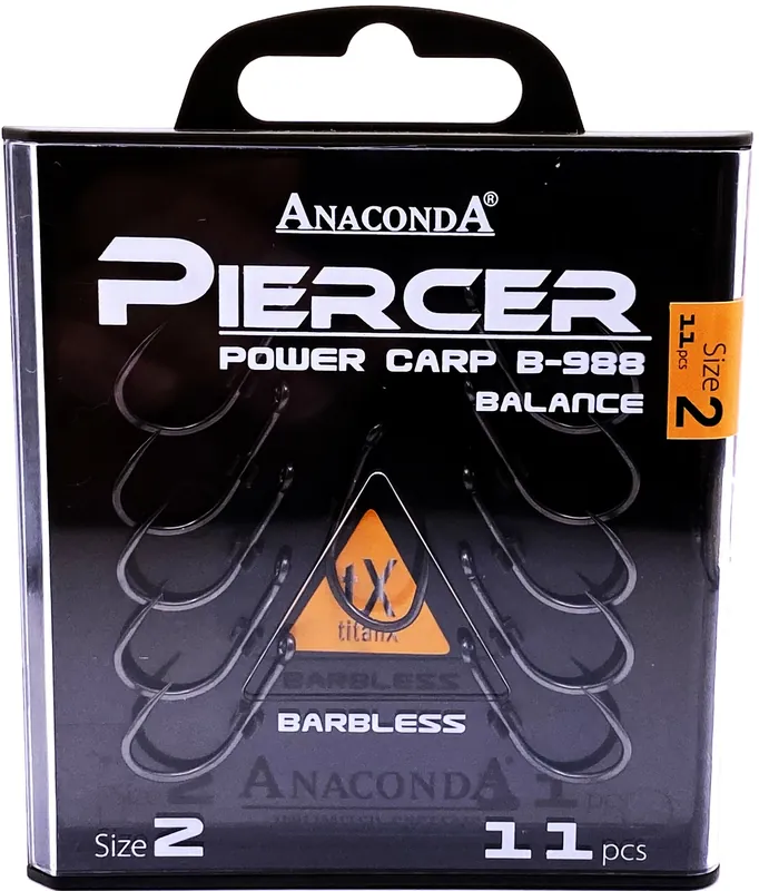 Betrouwbaar ANACONDA Piercer Pow.C. B-988 szakállnélküli / méret 2 / 11db
