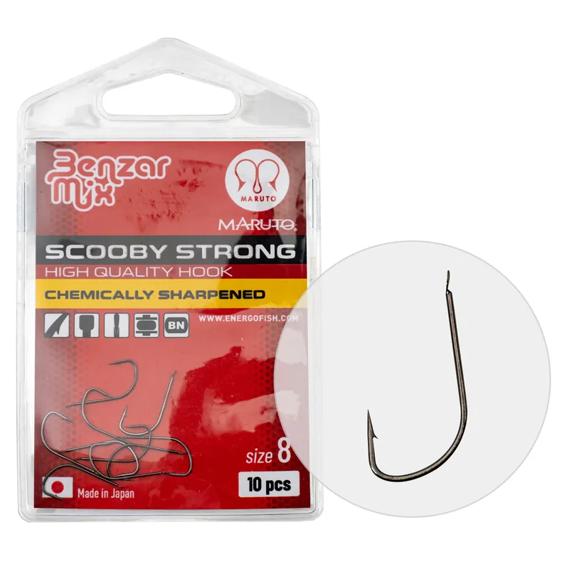 Benzár Scooby Strong Horog 8 10db/cs Merkproduct