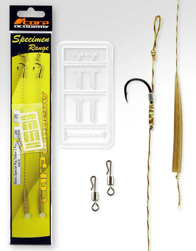 Voordeelprijs Carp Academy Basic Special Rig Teflon 8-as méret 2db/cs