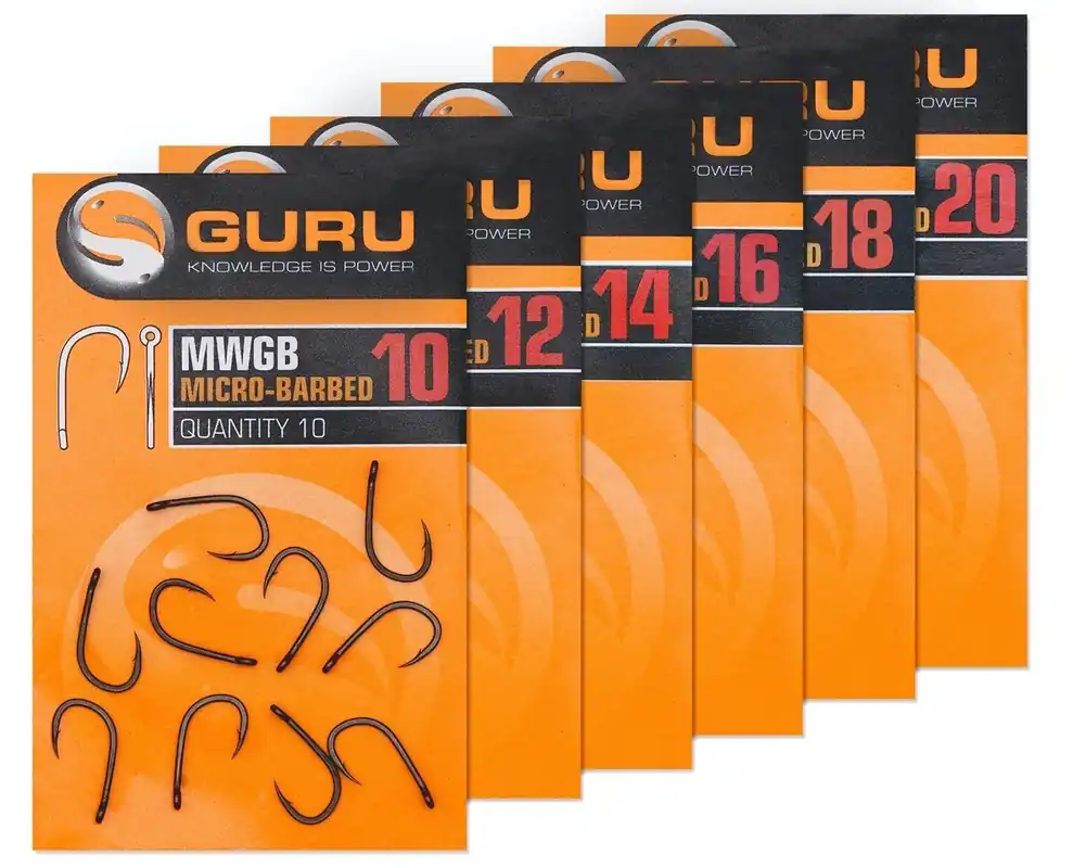 Seizoensaanbieding GURU MWG Hook size 10 Barbed/Eyed