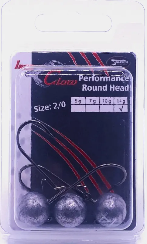 Beperkt Aanbod IRON CLAW Performance Round jigfej 2/0 / 14g / 3db