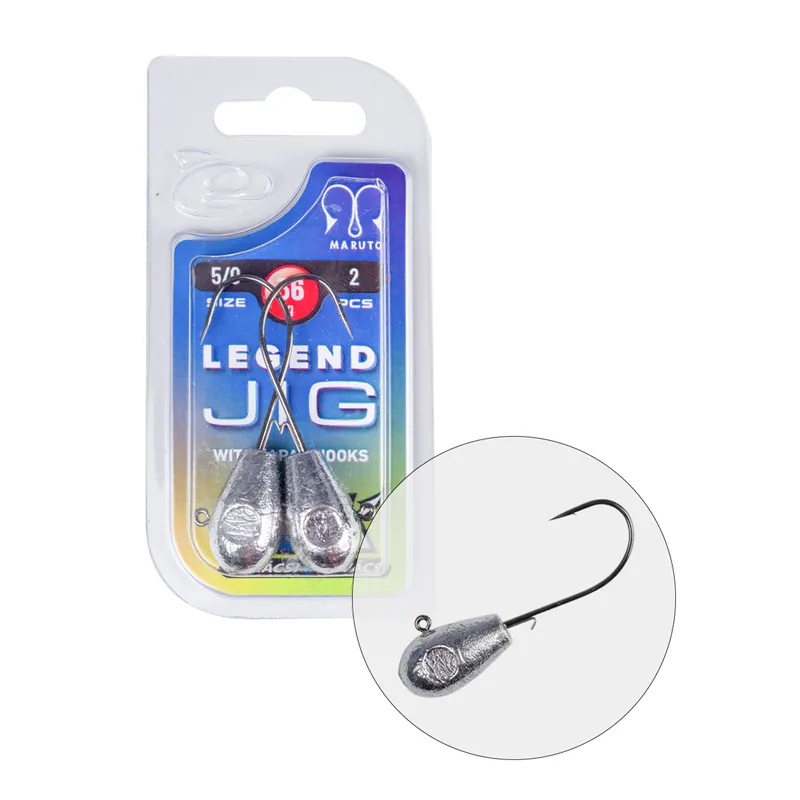 Bestel Nu L&K Legend Jig fej 5/0 36G 2db/cs