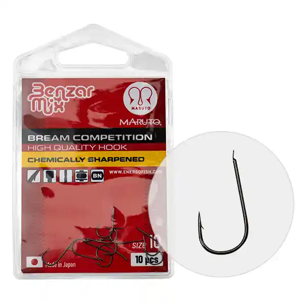 Benzár Bream Competition Horog 12 10db/cs Speciale Aanbieding
