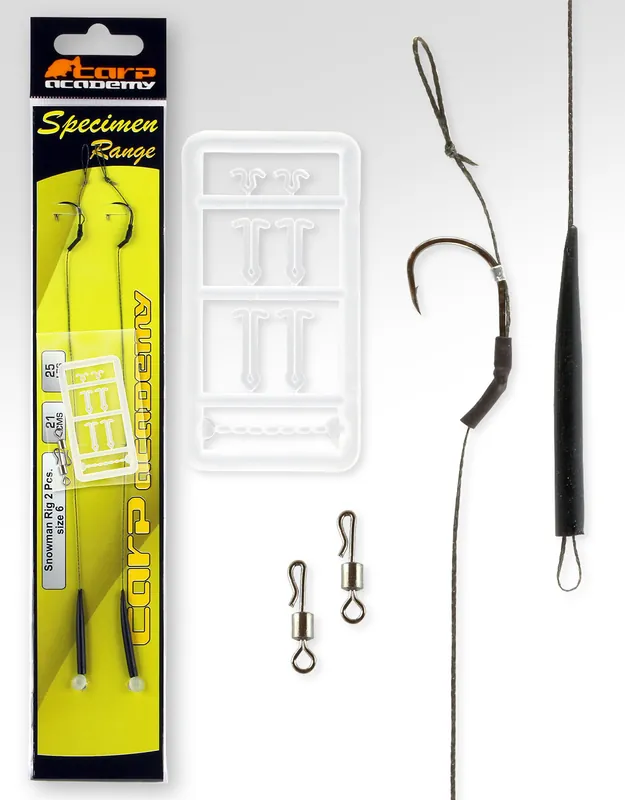 Carp Academy Snowmen Rig 2-es méret 2db/cs Populair