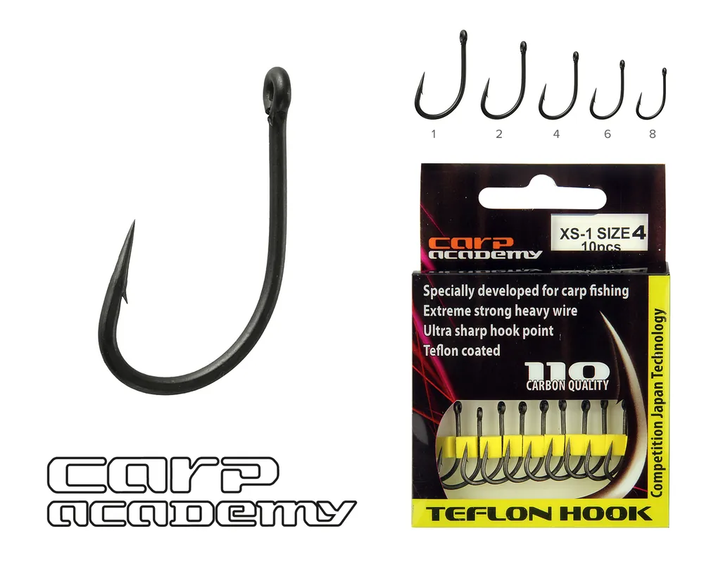 Express Levering Carp Academy Teflon Hook XS-1 6-os