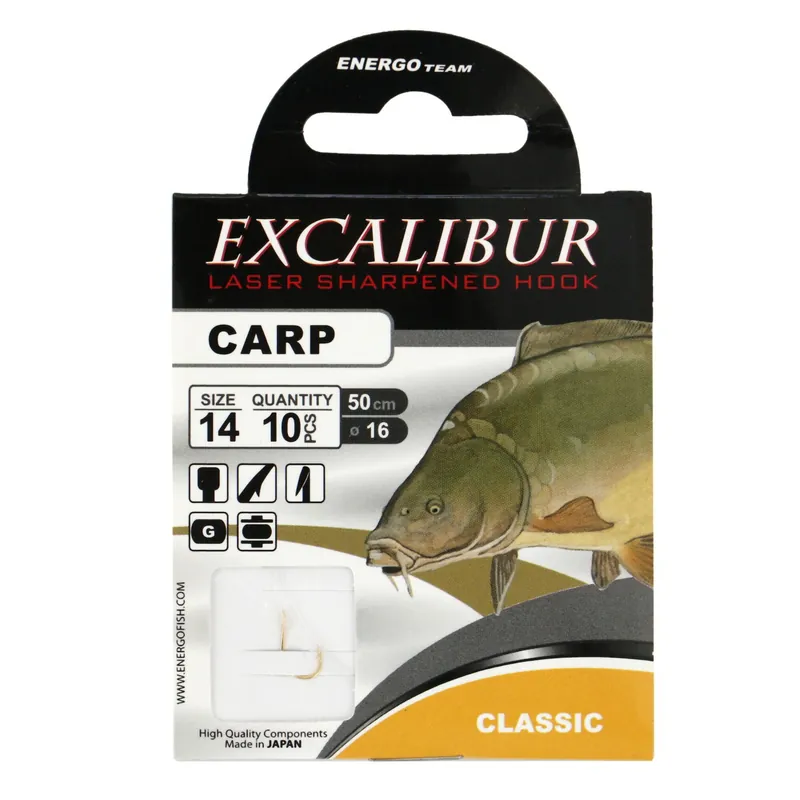Op = Op Excalibur Kötött Horog Carp Classic, Bn No.8