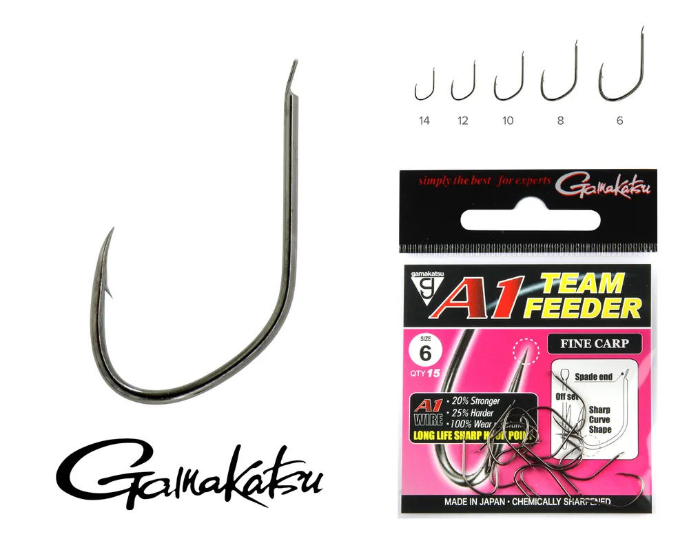 Veilige Betaling Gamakatsu A1 Team Feeder Fine Carp 15/cs. 8-as