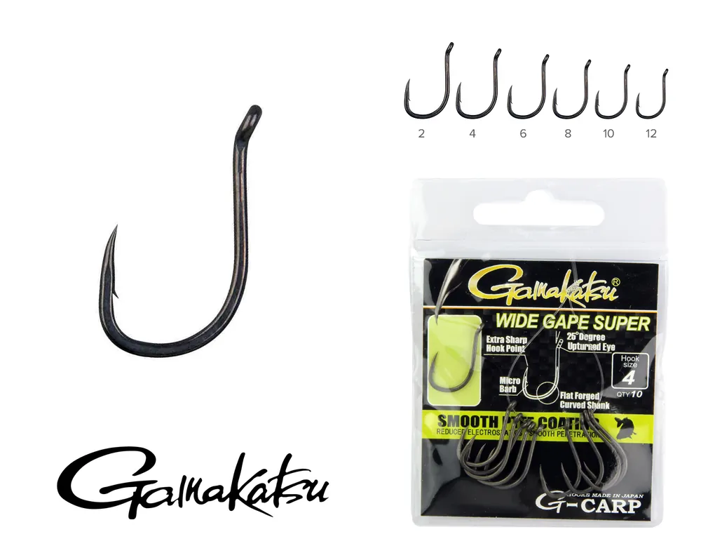 Gamakatsu G-Carp Wide Gape Super 10/cs. 10-es Actieprijs