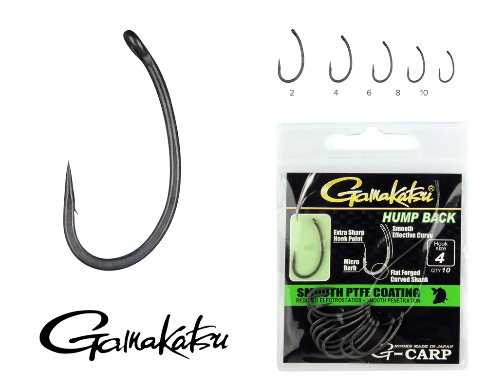 Hete Deal Gamakatsu G-Carp Hump Back 10/cs. 6