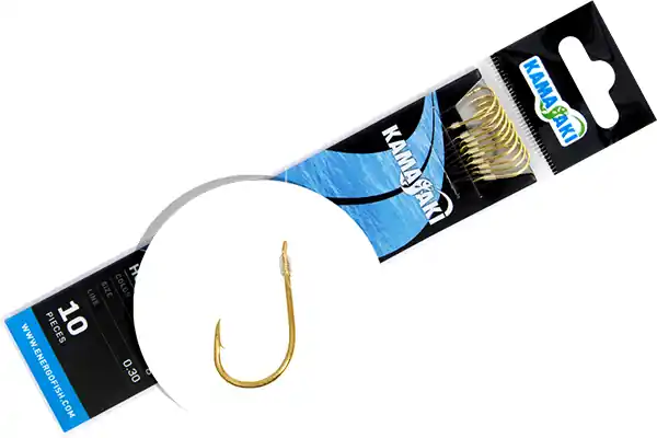Dagaanbieding Kamasaki Kötött Horog Chinu 1/0 Gold 10db/cs