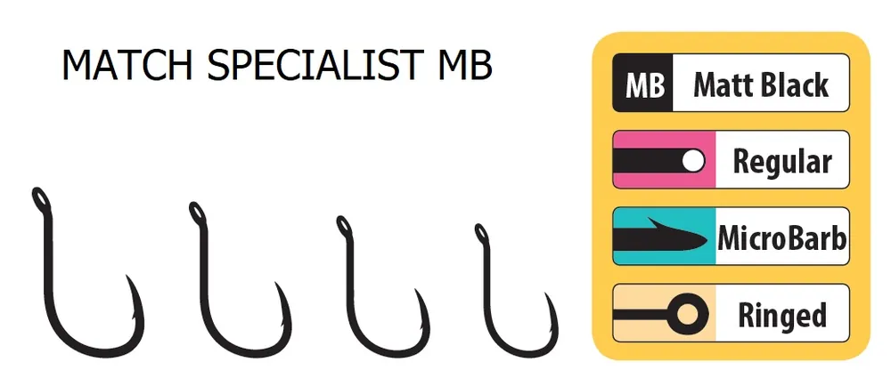 Alleen Vandaag Trabucco Match Specialist - Micro Barb 14 horog 15 db