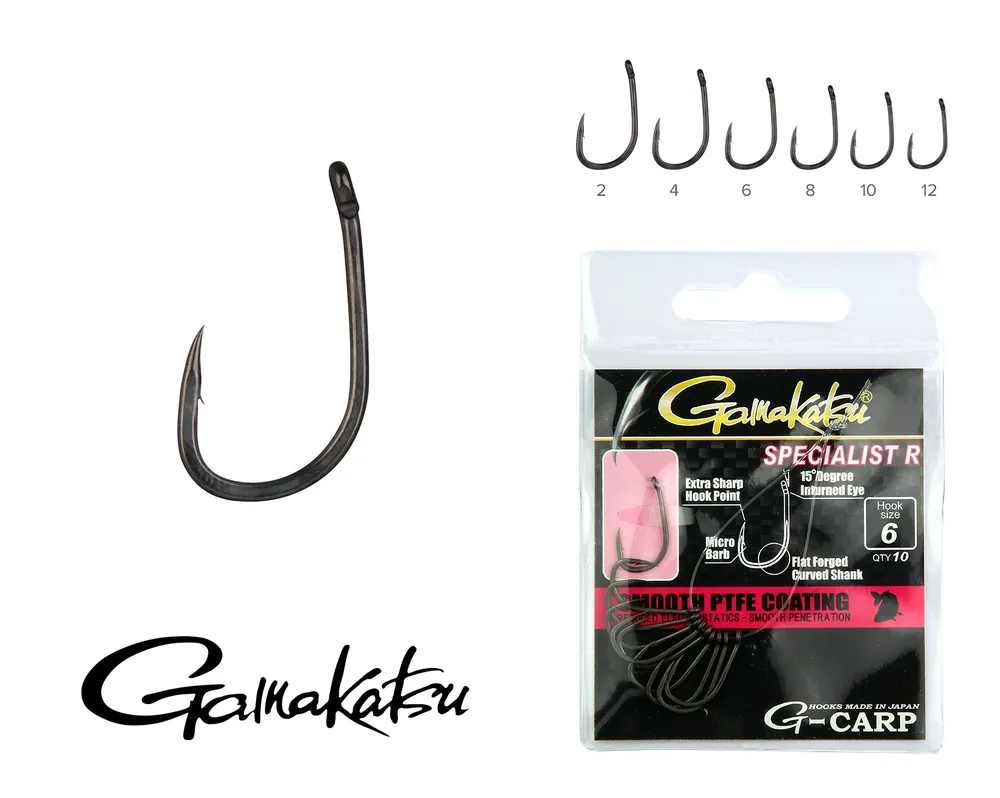 Meest Verkocht Gamakatsu G-Carp Specialist R 10/cs. 6-os