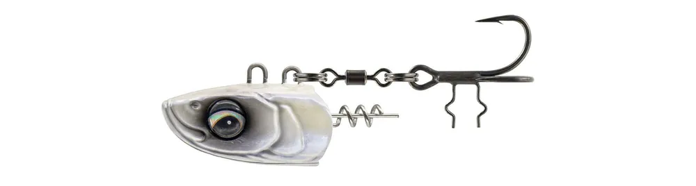 Savage Gear MONSTER VERTICAL 150G 2/0 PEARL WHITE jigfej Seizoensaanbieding