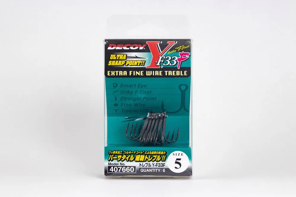 Superprijs Hármas Horog Decoy Y-F33F Extra Fine Wire 5