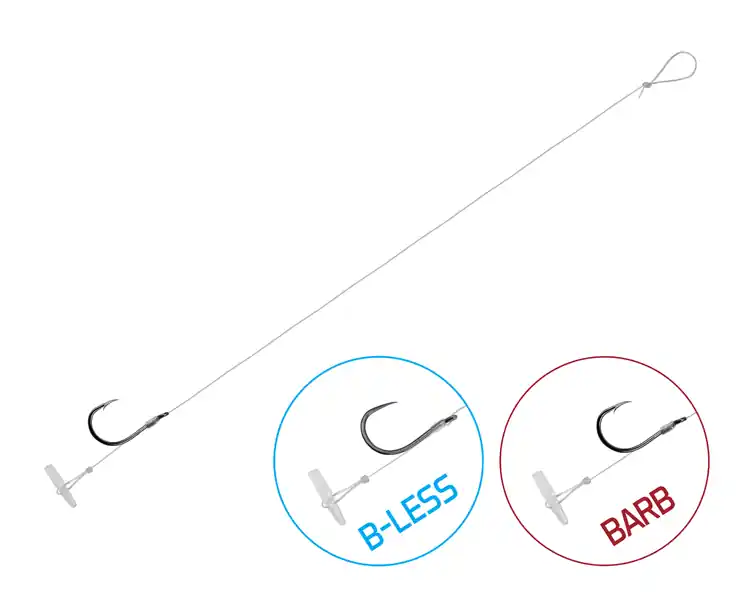 Betaalbaar Kötött horog Delphin FLR Quickstop / 6db (8cm / 0,22mm / B-LESS 6)