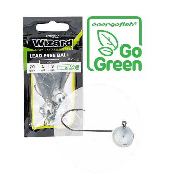 Wizard Twisterfej Go Green 04 2g 3db/csv jigfej Gecertificeerd