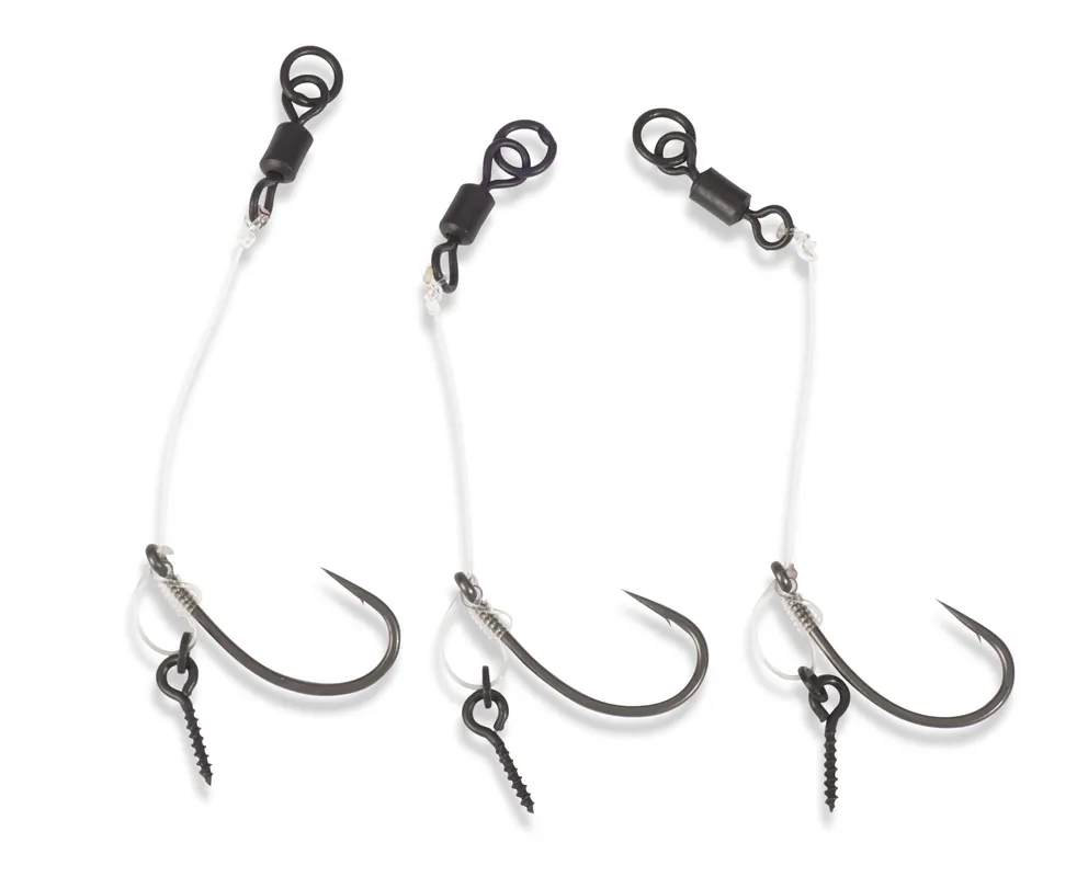 Weekendaanbieding ANACONDA Piercer Chod Rig Curve Shank mikroszakállas előkötött pontyozó horog / 8 / 3db
