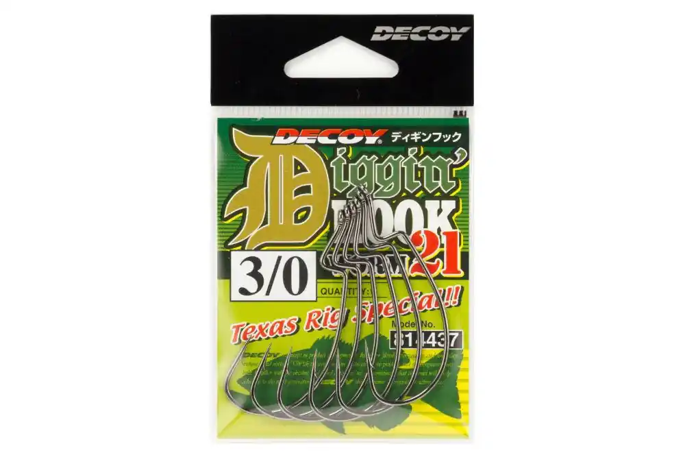 Lage Kosten Offset Horog Decoy Worm 21 Diggin Hook 5/0