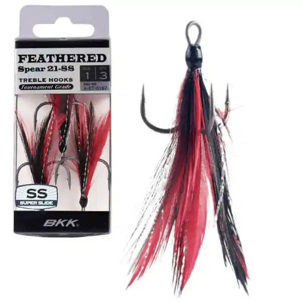 Tijdelijk Beschikbaar BKK Feathered Spear-21 Ss 4 3db/csomag Red-Black