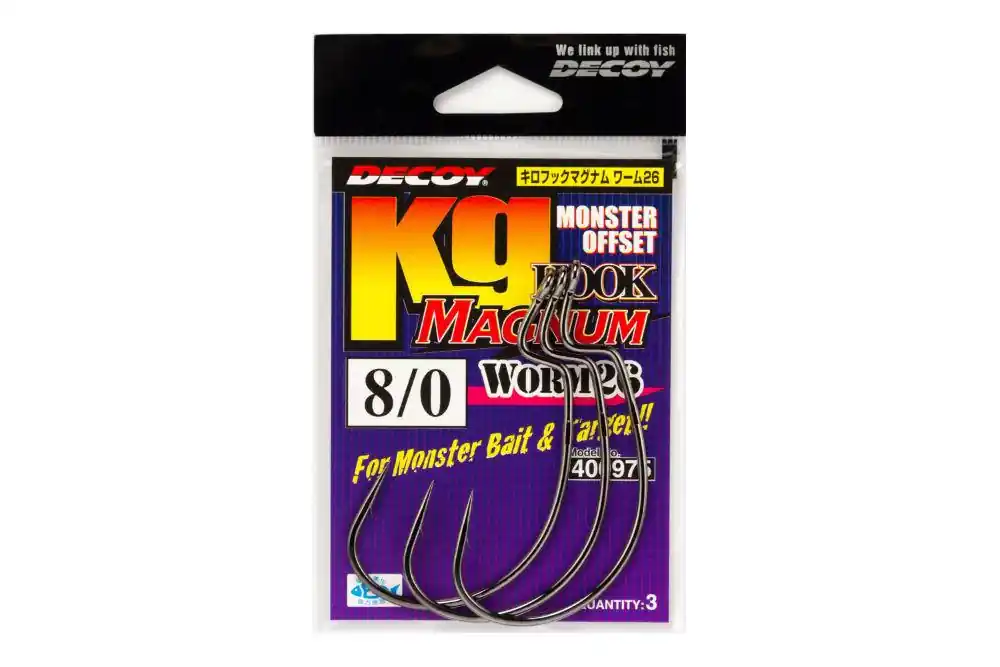 Offset Horog Decoy Worm 26kg Magnum 6/0 Flitsaanbieding