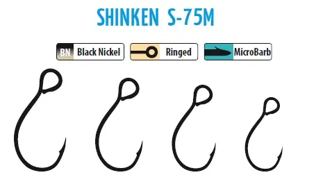 Aanbieding Trabucco Shinken Hooks S-75m Bn 6 10db horog