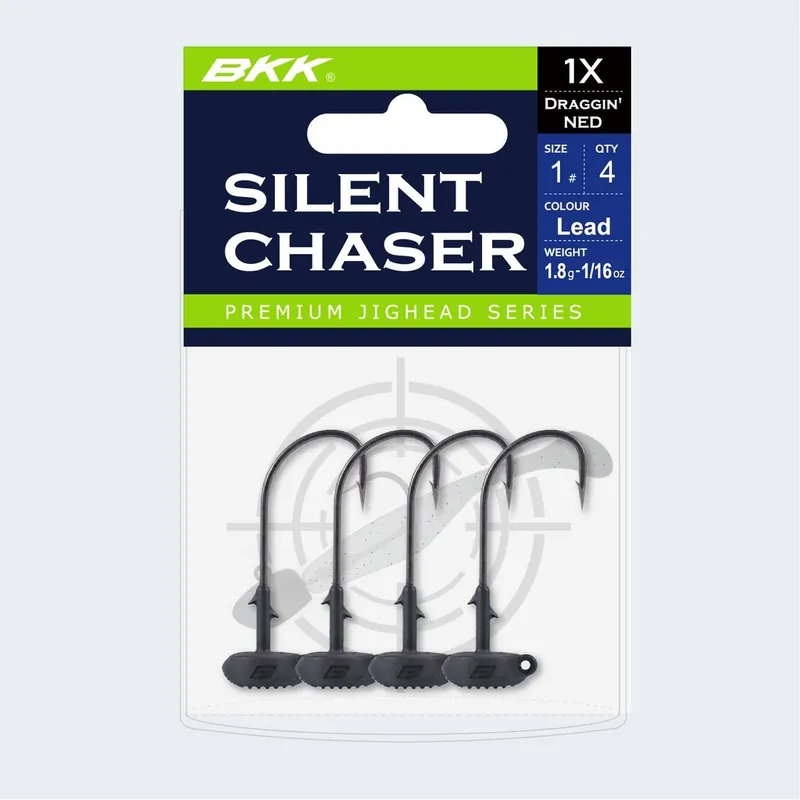 BKK Silent Chaser-Draggin‘ NED W.,, 3,5g 1/0 , 4pcs Express Levering