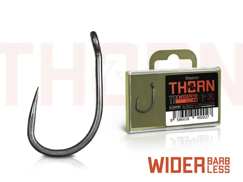 Delphin THORN Wider BarbLESS 11x ( 2) horog Flitsaanbieding