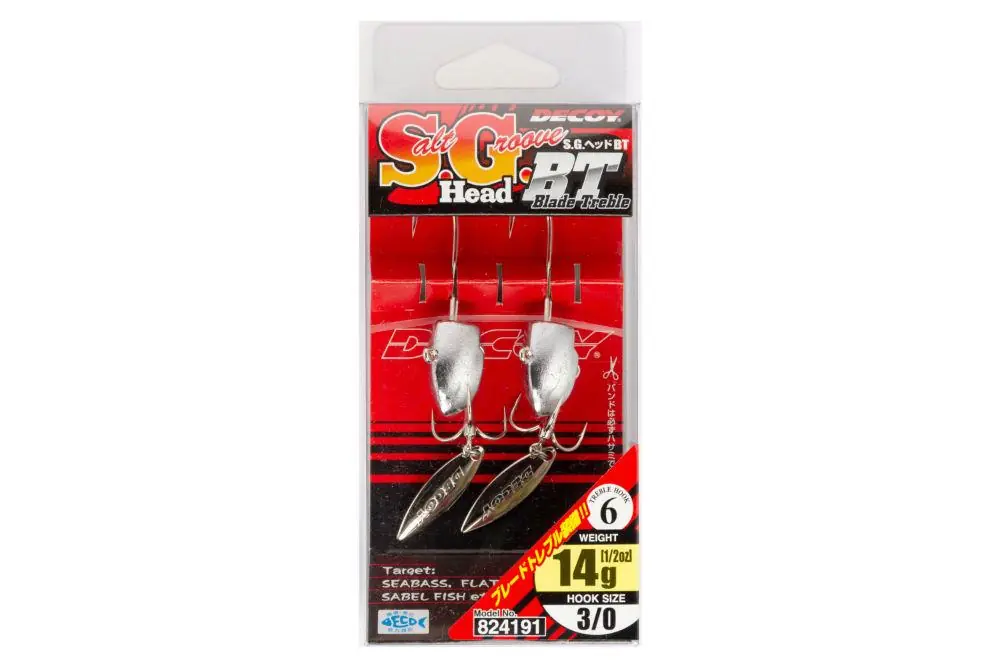 Finale Uitverkoop Jig Fej Spinner Blade Decoy Sv-34Bt S.g Head Bt 4/0 21g