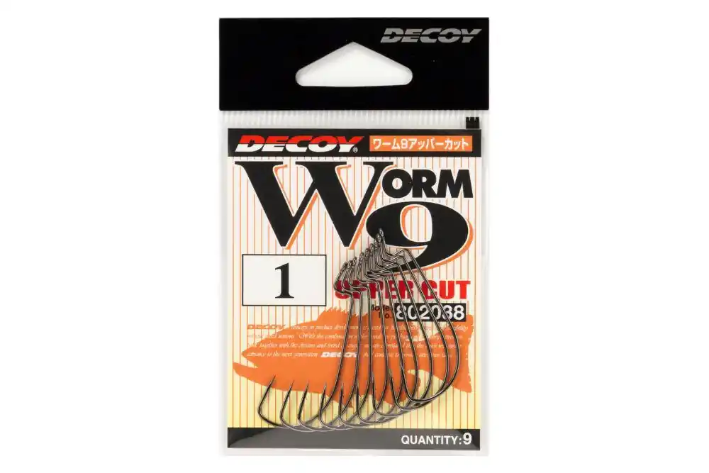 Betrouwbaar Offset Horog Decoy Worm 9 Upper Cut 6