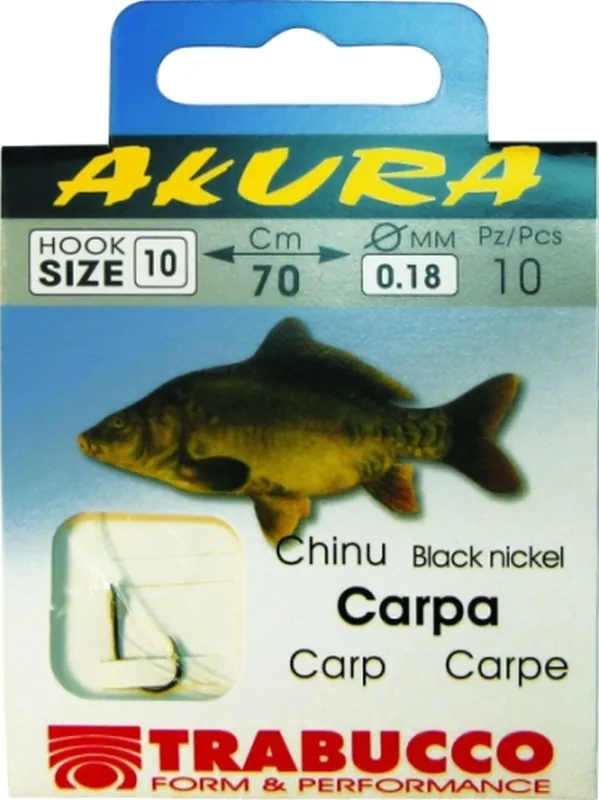 Exclusieve Aanbieding Akura Carp Libr.1/0X0,35 előkötött horog