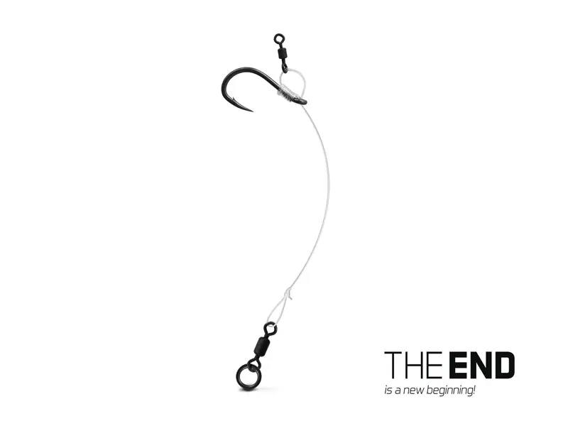 Dagaanbieding Delphin THE END CHOD Rig kötött horog 4db (8cm / 0.45mm/ 6)