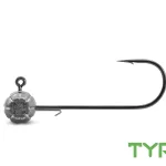 Aanbieding Grub-tartóval ellátott Delphin TYRE jigfej / 5 db (5g-3/0)