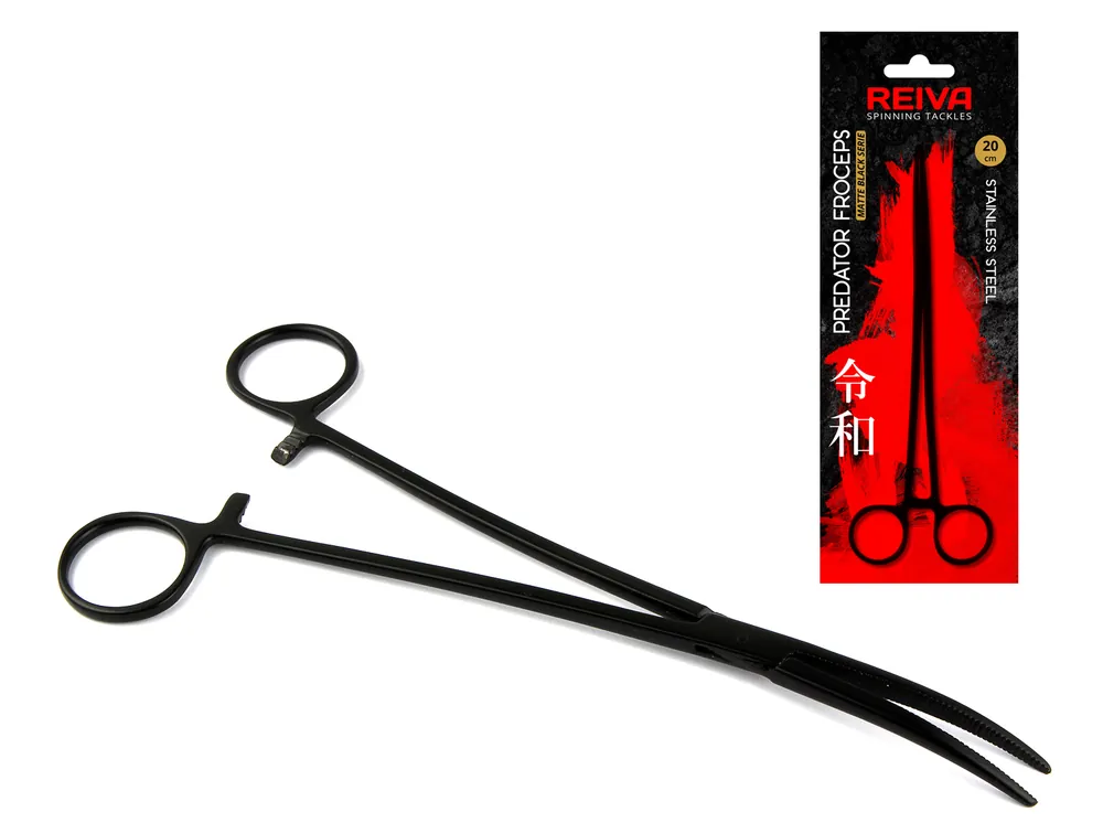 Seizoensaanbieding Reiva Horogkiszedő csipesz 20cm BLACK