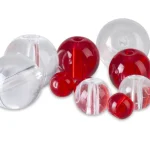 Actieprijs IRON CLAW Glass Beads clear ütközőgyöngy 6mm / 20db
