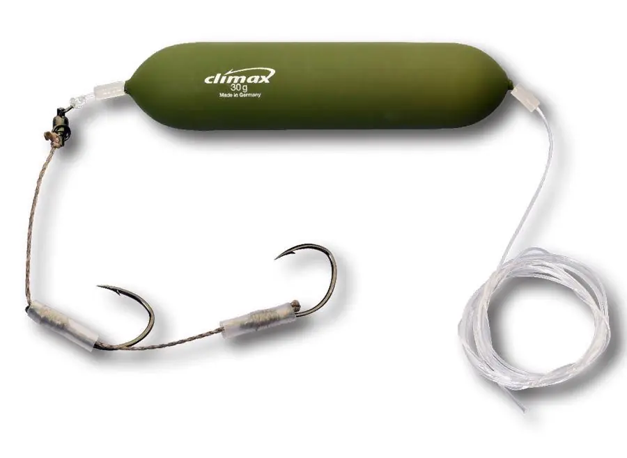Laatste Versie Climax Cult Catfish Rig Worm Combi Rig 180cm 54kg 7/0 2/0 harcsás szerelék