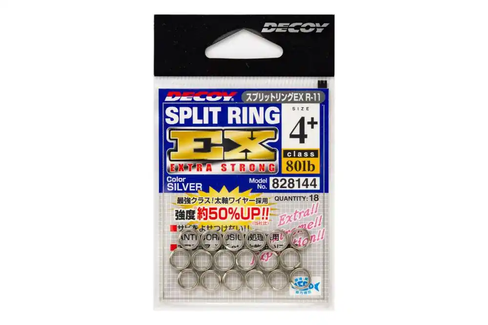 Fabrieksprijs Kulcskarika Split Ring Decoy R-11 Ex Silver 3+ 60lbs