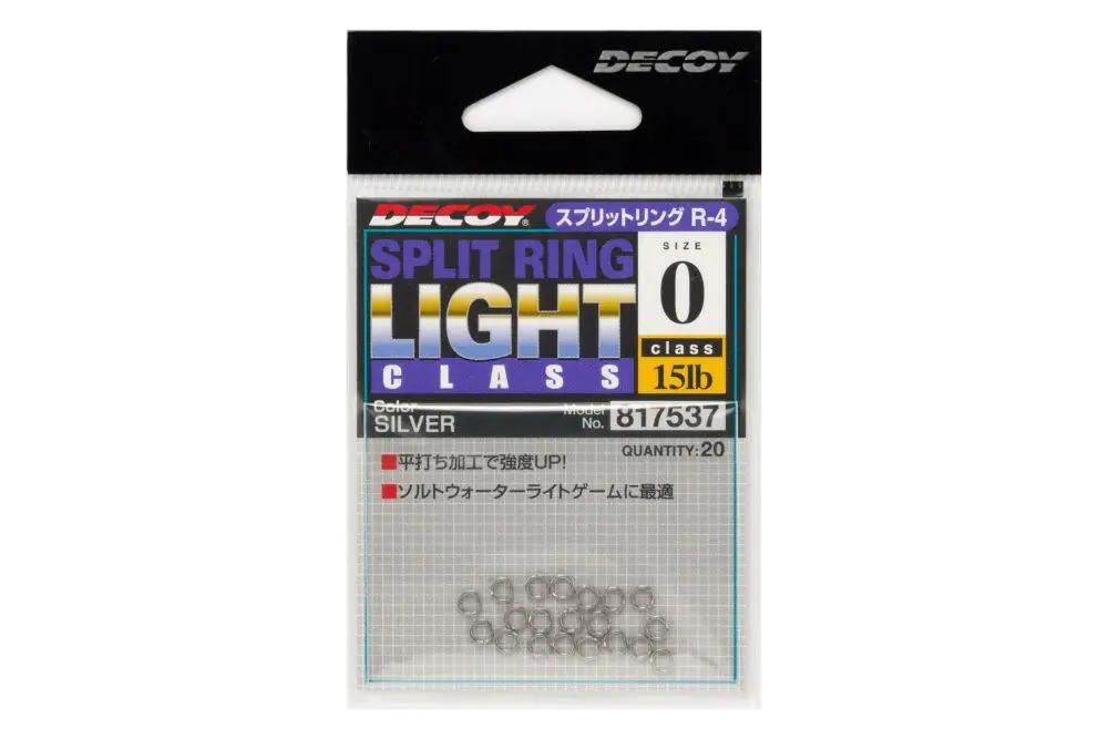 Kulcskarika Split Ring Decoy R-4 Light Class Silver 1 20lbs Koop Online