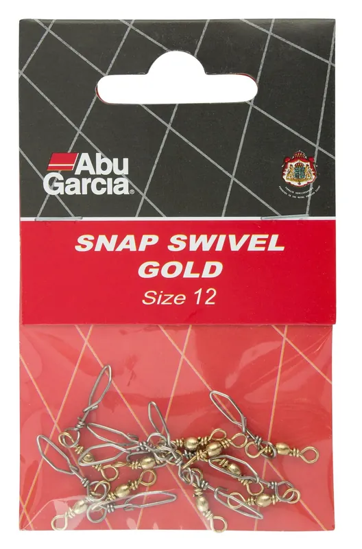 Express Levering Abu Garcia Snap Swivels Gold 6