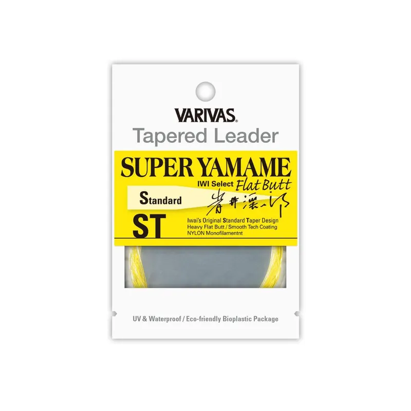 Varivas Vékonyodó Előke Tapered Leader Super Yamame Flat Butt St 15ft 4X Flash Yellow Populair