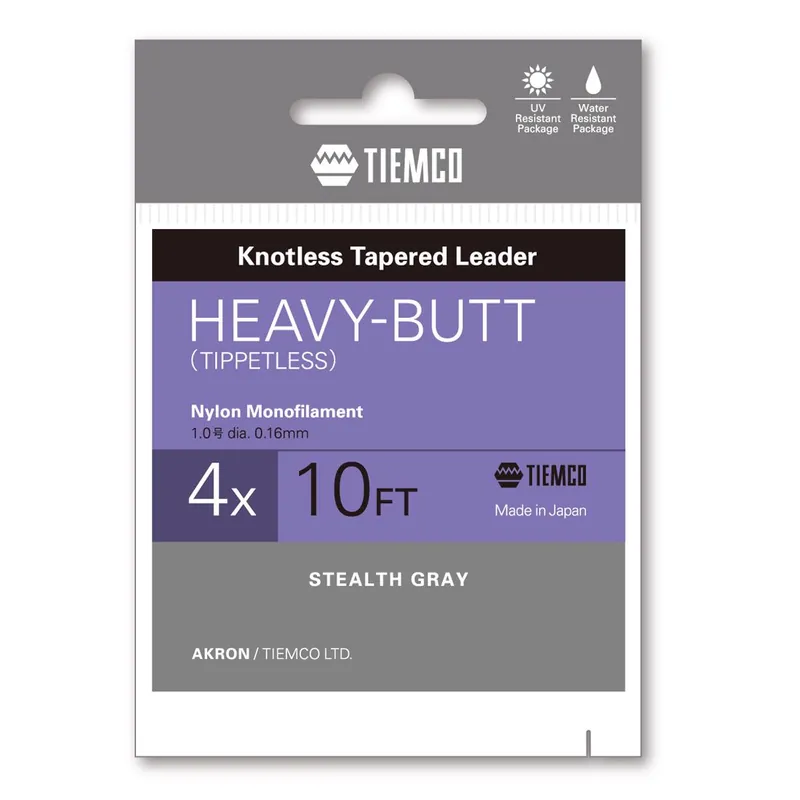 Favoriet Tiemco Vékonyodó Előke Heavy Butt Leader 10ft 5X
