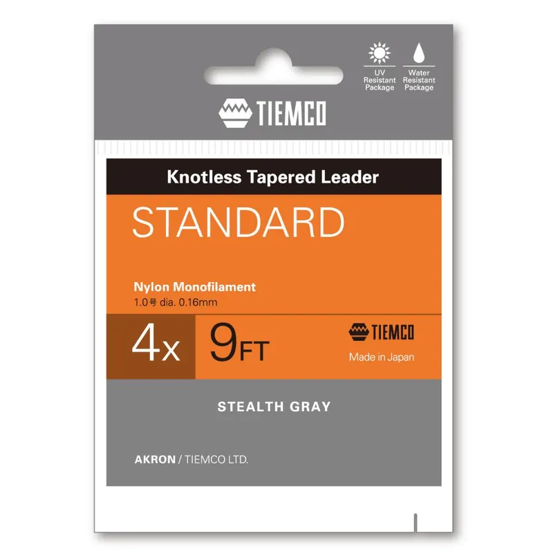Rechtstreeks Van De Fabrikant Tiemco Vékonyodó Előke Standard Tapered Leader 9ft 7X