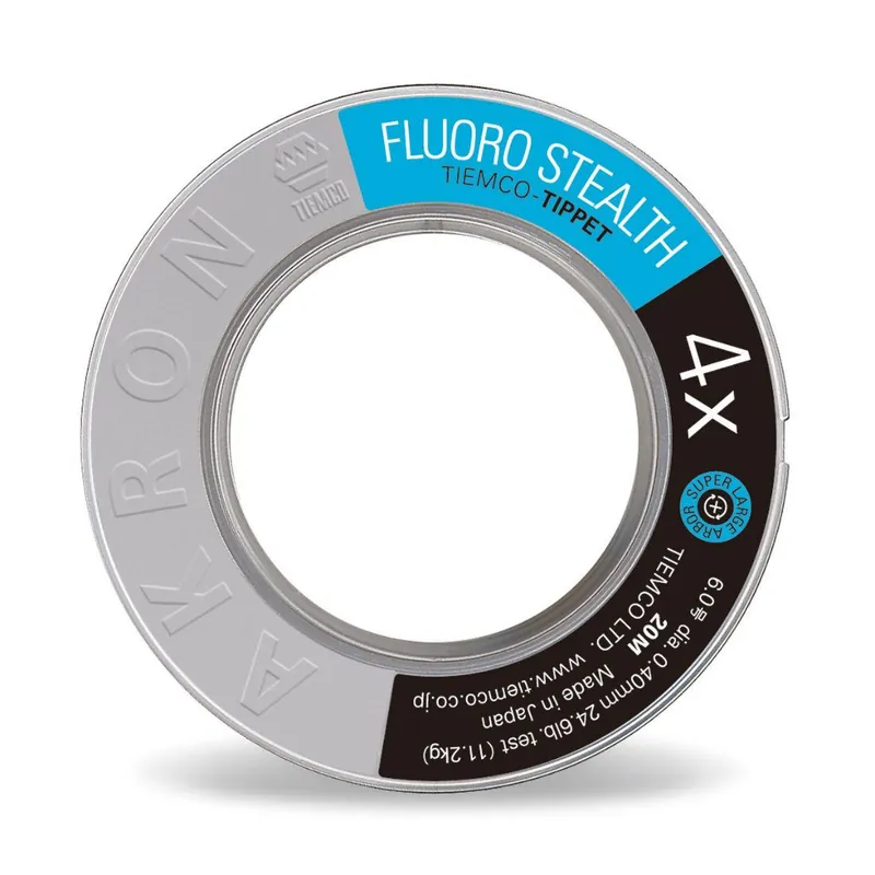 Tiemco Fluorocarbon Stealth Tippet 50m 3x0.20mm 7.6lb Shop Nu
