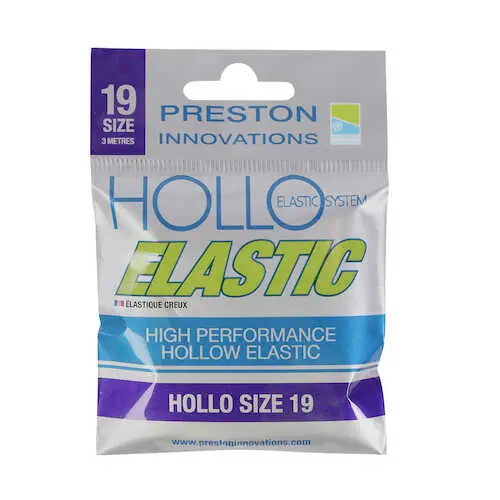 Preston HOLLO ELASTIC SIZE 19h PURPLE (LILA 3,2mm) Bestseller