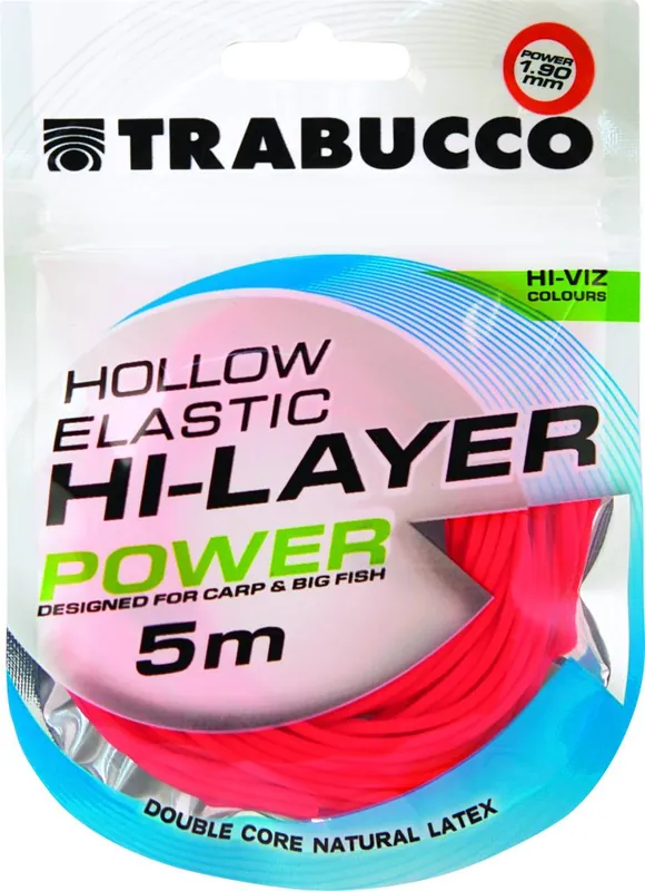 Trabucco Hi-Layer Hollow Elastic Power rakós csőgumi 1,9mm 5m Korting